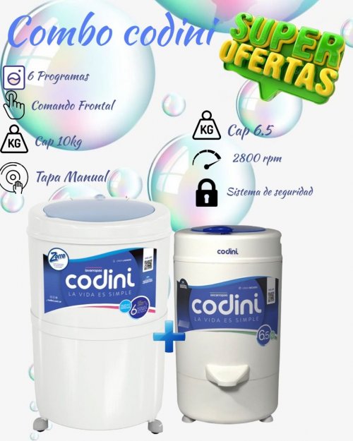 Como Lavarropas + Secarropas
