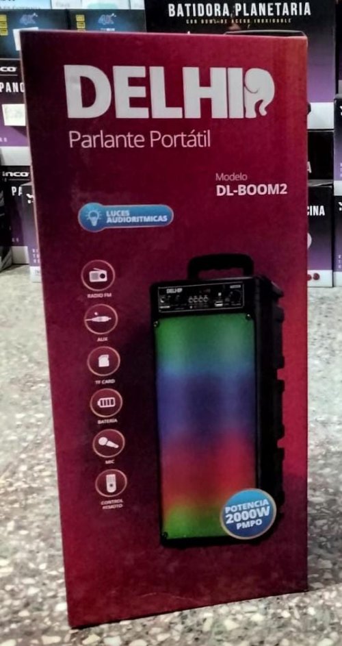 Parlante Portatil Delhi Potencia 2000W PMPO